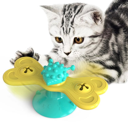 Cat wheel ball toy