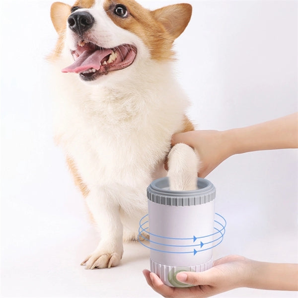 Pet paw washing cup