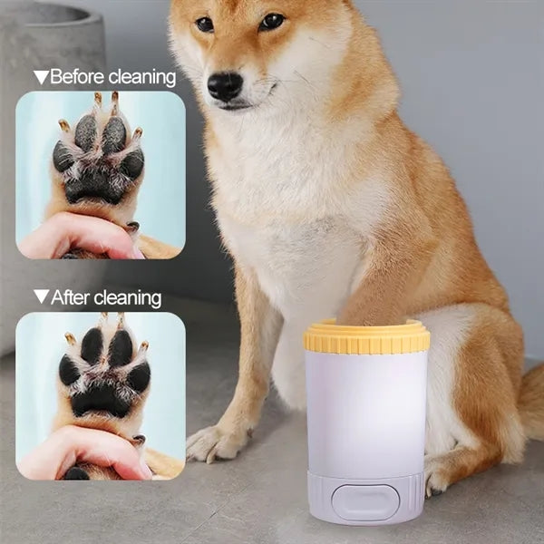 Pet paw washing cup