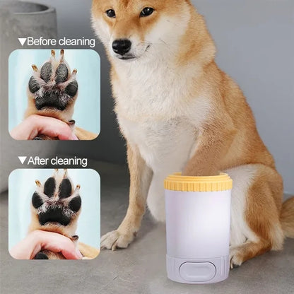 Pet paw washing cup
