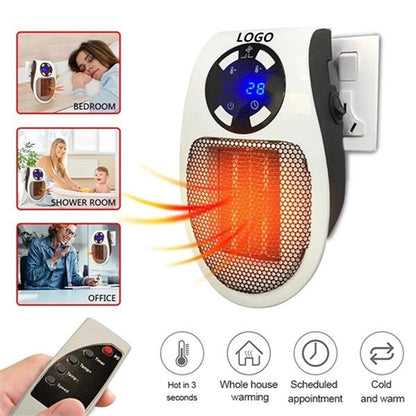 350W Wall Outlet Electric Space Heater