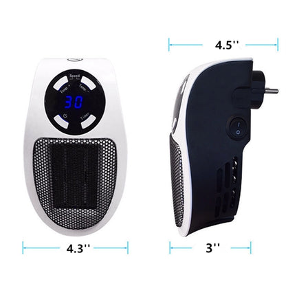 350W Wall Outlet Electric Space Heater