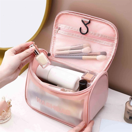 PVC Translucent Portable Makeup Bag