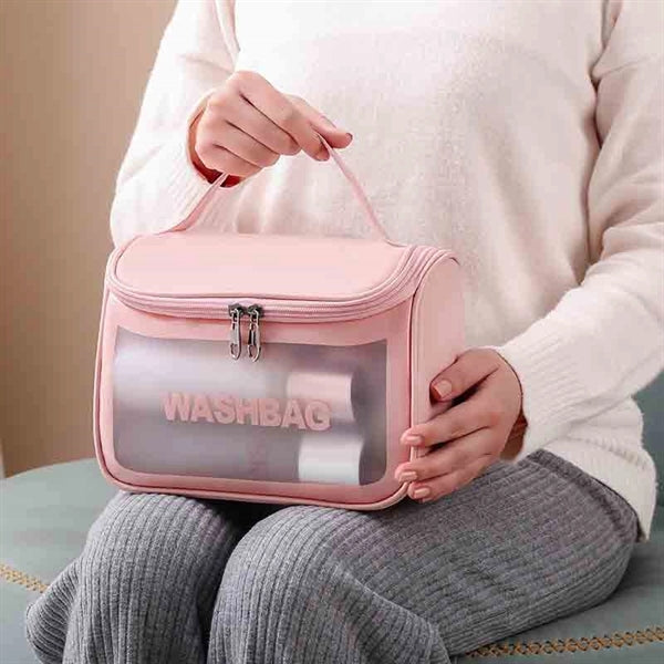 PVC Translucent Portable Makeup Bag