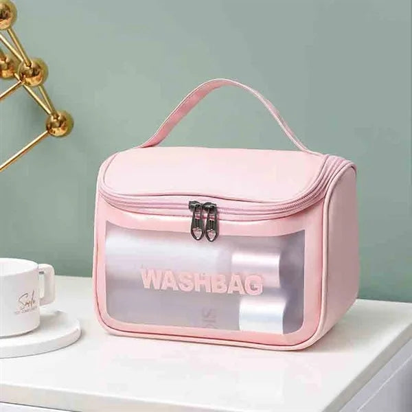 PVC Translucent Portable Makeup Bag