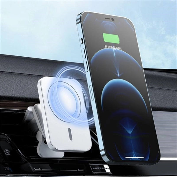 15W Magnetic Fast Wireless Car Charger Vent Mount