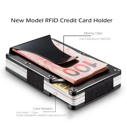 Minimalist Aluminum Metal Wallet