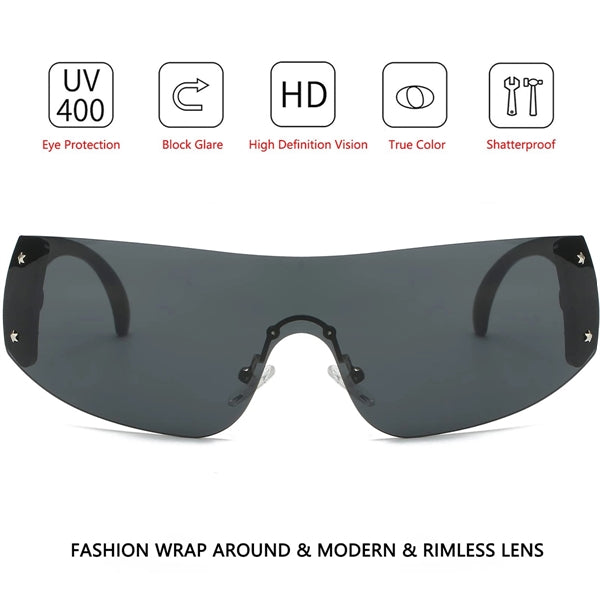 Frameless Sun Glasses