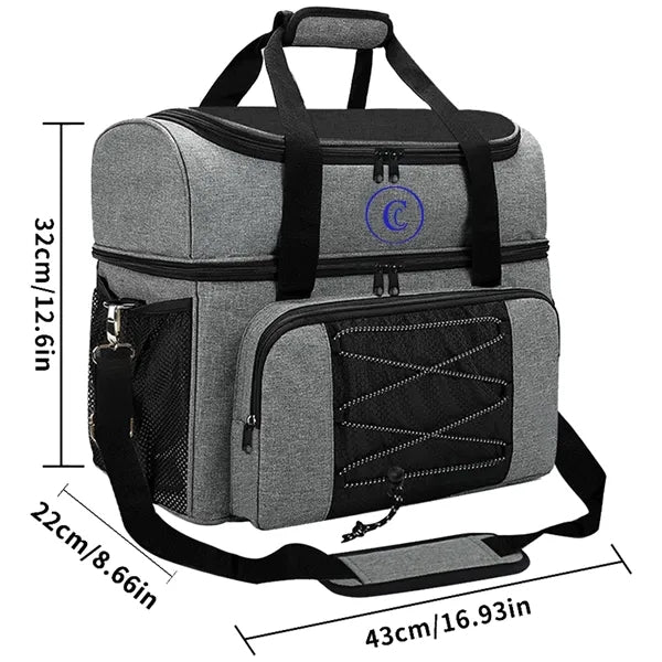 Bowling Tote Bag For 2 Balls