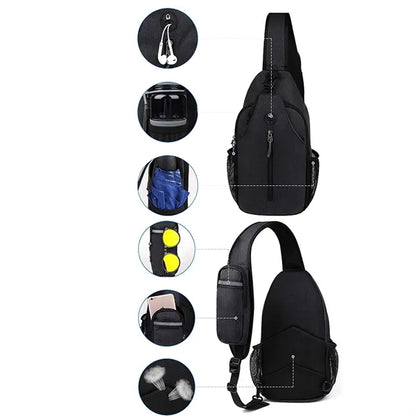 Luxury Sling Crossbody Sports Backpack for Daily Travel