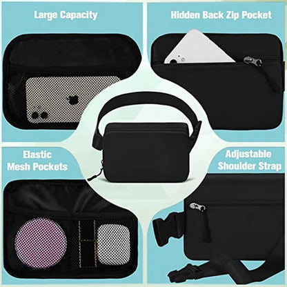 Adjustable Anywhere Belt Fanny Pack Crossbody Bag