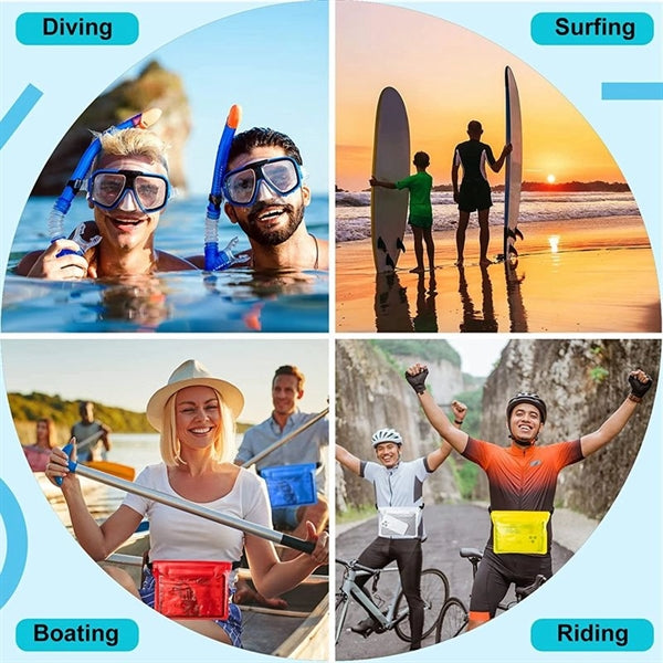 PVC Waterproof Beach Waist Storage Bag Fanny Pack