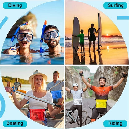 PVC Waterproof Beach Waist Storage Bag Fanny Pack