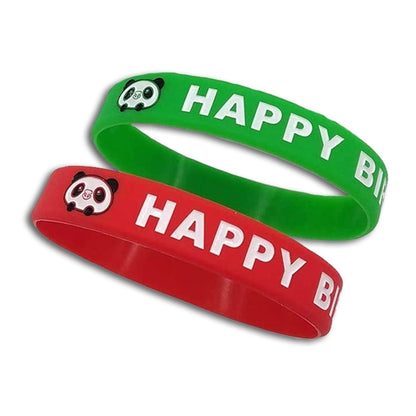 Colorfilled Silicone Wristband Bracelet