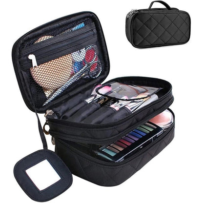 2 Layer Small Makeup Bag