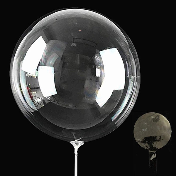 24 Inch Helium Transparent Bubble  Bobo Balloons