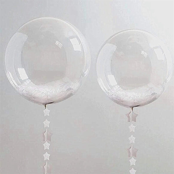 24 Inch Helium Transparent Bubble  Bobo Balloons