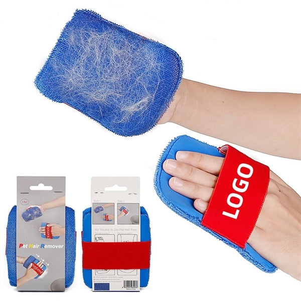 Pet hair removal brush hand