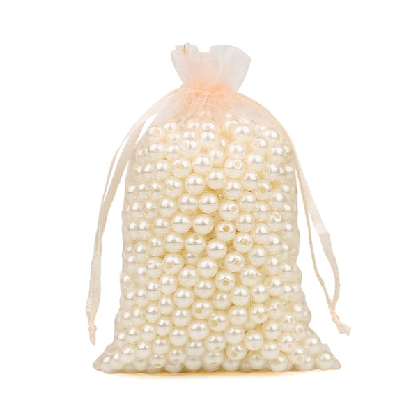 4x6 inch Sheer Drawstring Organza Jewelry Pouch Gift Bag