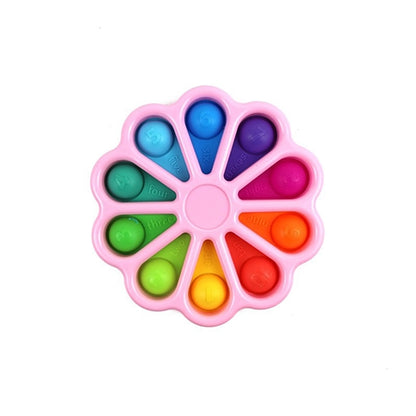 Flower Dimple Digits Pop Stress Relief Fidget Baby Toys