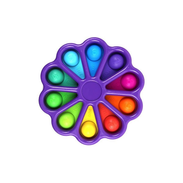 Flower Dimple Digits Pop Stress Relief Fidget Baby Toys