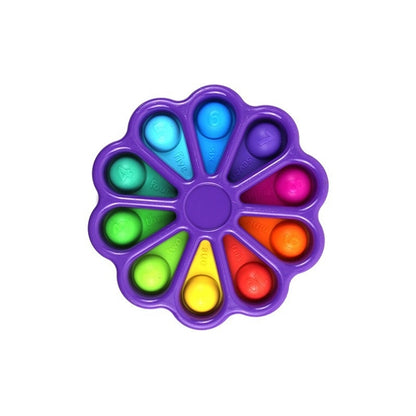 Flower Dimple Digits Pop Stress Relief Fidget Baby Toys