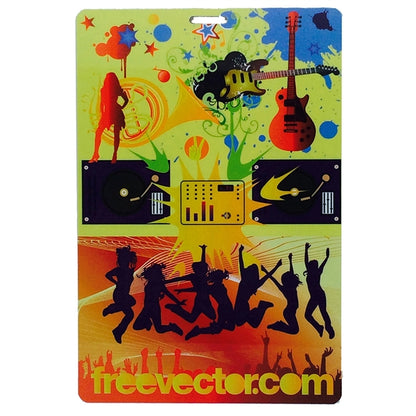 6 Inch X 4" Full Color PVC Badge