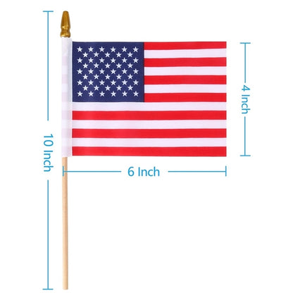 Small American Flags on Stick