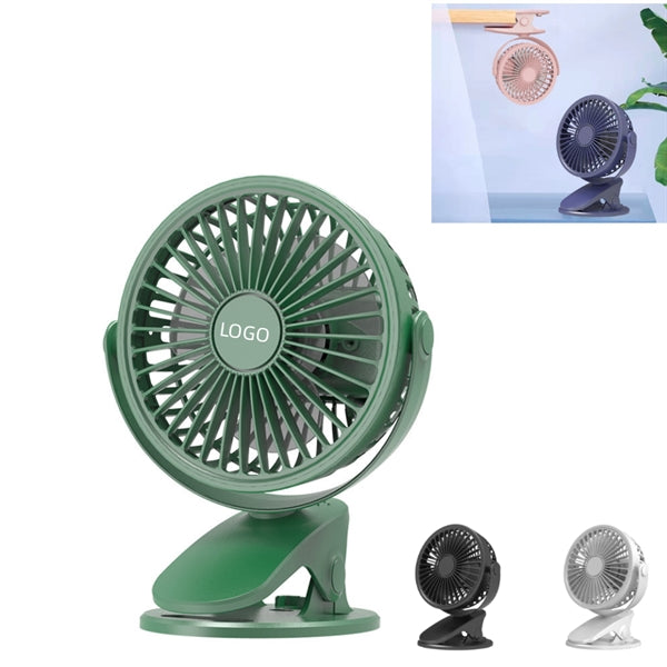 Usb Rechargeable Portable Cooling Mini Clip Fan