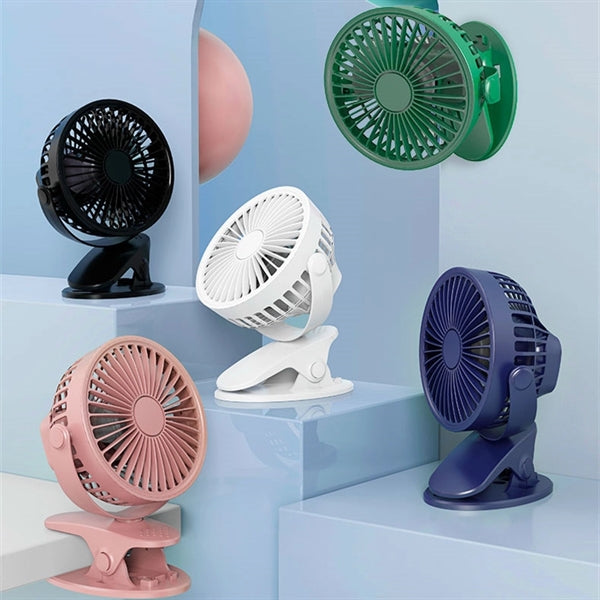 Usb Rechargeable Portable Cooling Mini Clip Fan