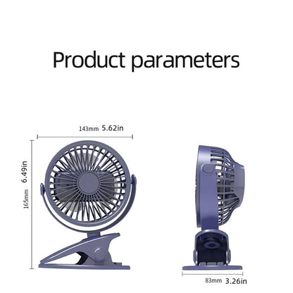 Usb Rechargeable Portable Cooling Mini Clip Fan