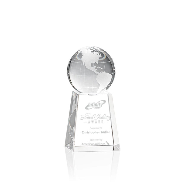 Globe Award on Tall Base