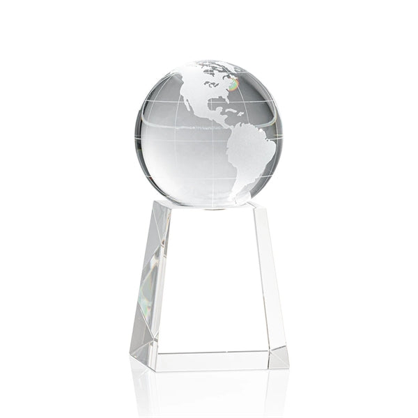 Globe Award on Tall Base