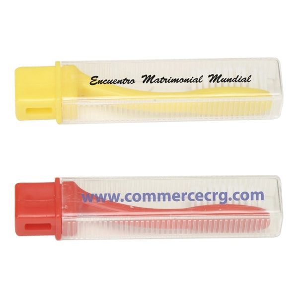 Clearance! Transparent Travel Toothbrush with Sleeve