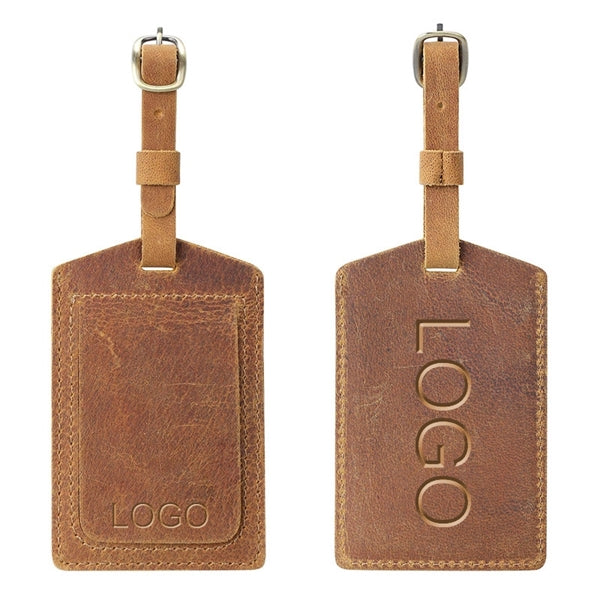 PU Leather Luggage Tag