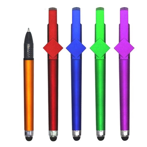 QR Code Touch Screen Pen With Phone Stand