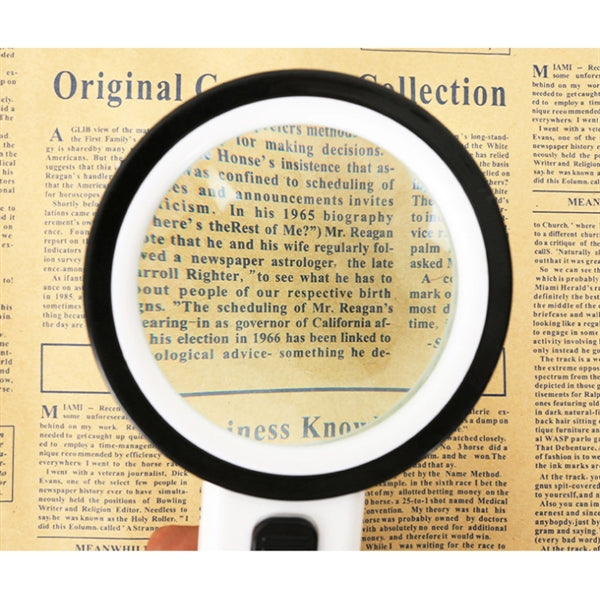 30X Magnifying Glass with Light