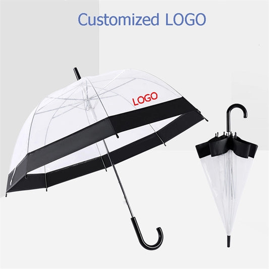 Transparent Clear Auto Open Umbrella