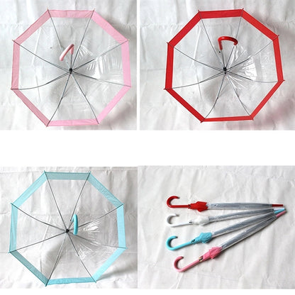 Transparent Clear Auto Open Umbrella