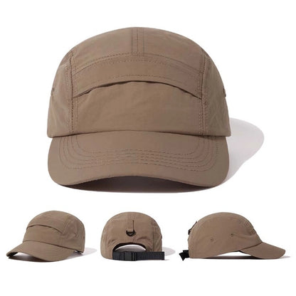 Quick Dry 5 Panel Hats Waterproof Baseball Cap