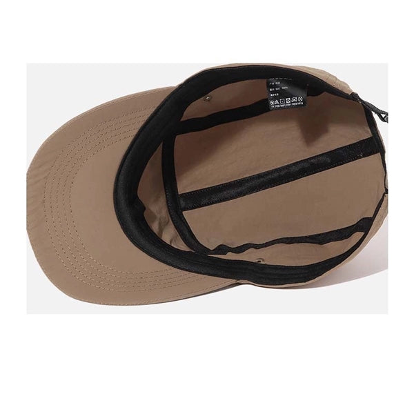 Quick Dry 5 Panel Hats Waterproof Baseball Cap