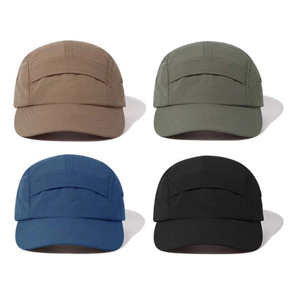 Quick Dry 5 Panel Hats Waterproof Baseball Cap