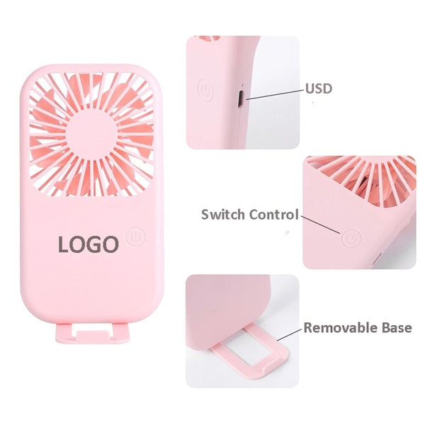 Mini Handheld Fan with USB Charging