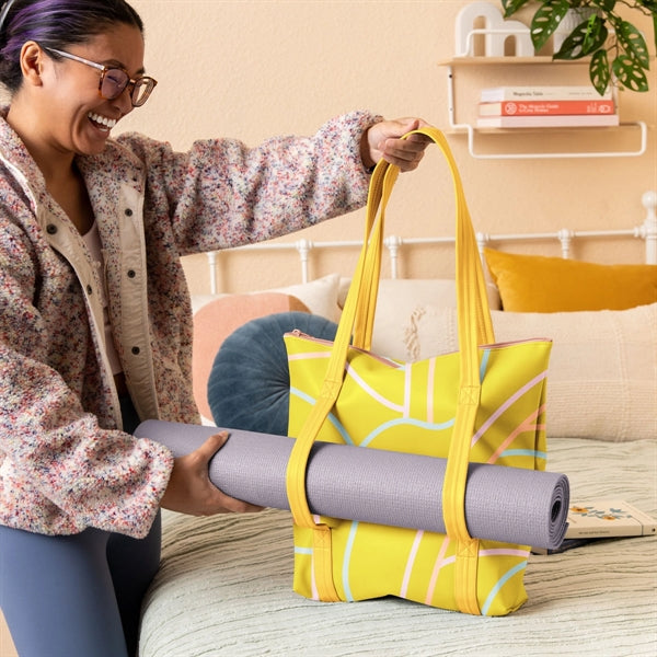 TWINKLES EVEN MORE YOGA TOTE - VEGAN LEATHER