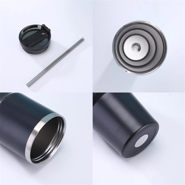 30Oz Stainless Steel Tumbler With Straw