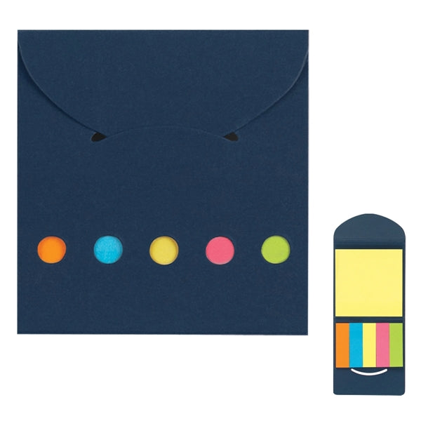 Sticky Notes And Flags In Pocket Case