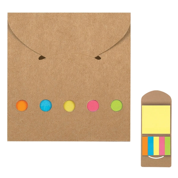 Sticky Notes And Flags In Pocket Case