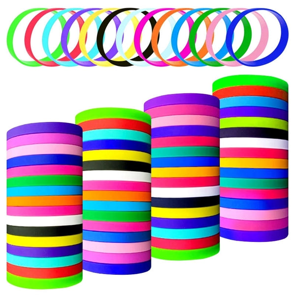 Silicone Wristbands Bracelets with Inspirational Quote