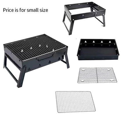 Outdoor Portable Folding Barbecue BBQ Stove Rack Camping