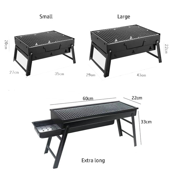 Outdoor Portable Folding Barbecue BBQ Stove Rack Camping